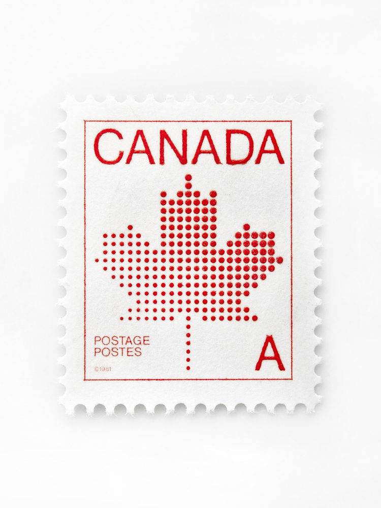 Canada "A" Stamp
