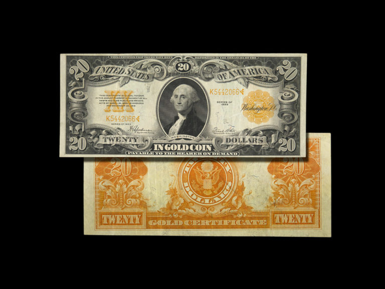 $20 Gold Note