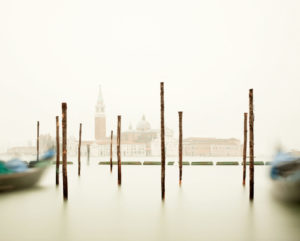 San Giorgio Maggiore with Gondola Station, Venice, Italy