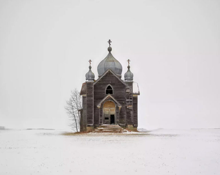 Weathered Church, Saskatchewan, CA