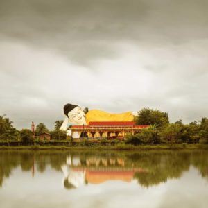 Reclining Buddha, Bago, Burma, 2011