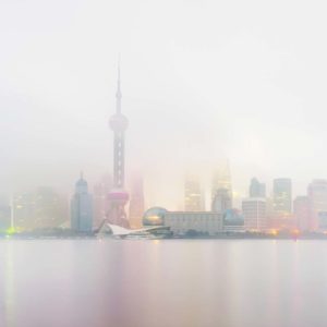 Shanghai Skyline (Dawn), China, 2011