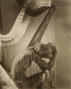 Lisa with Harp