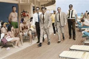 Frank Sinatra on the Boardwalk, Colorized