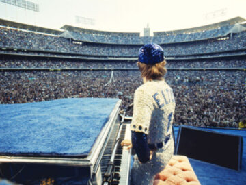 Elton John at Dodger Stadium Standing (back)