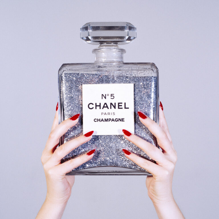 Chanel Champagne hands