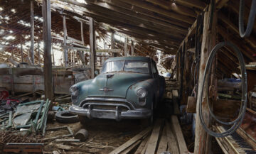 Oldsmobile in Barn