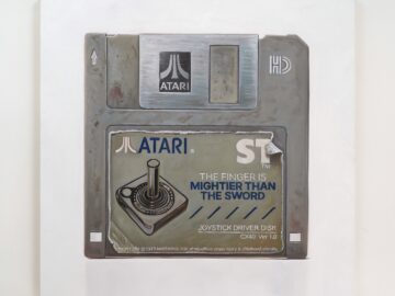 Atari CX40: Joystick Driver Disk - 3.5" Grey