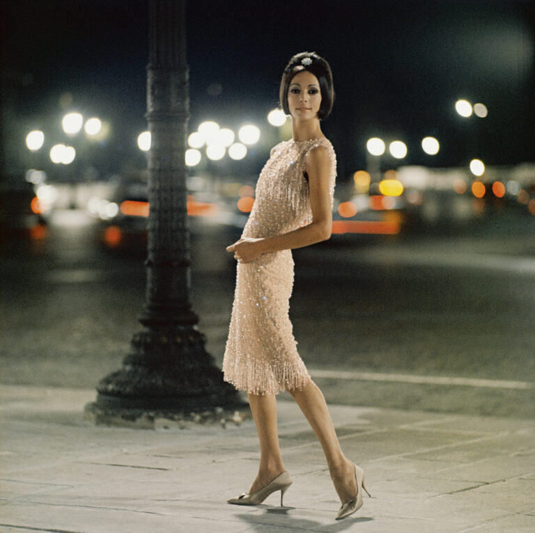 Dior, Model in Silver Sequins