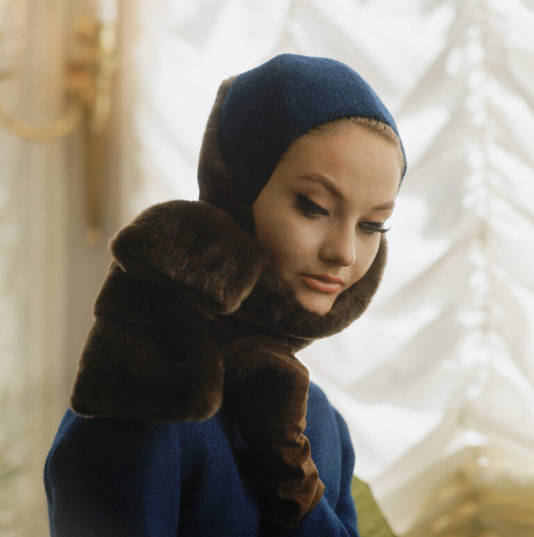 Mod Girl, Blue Fur Hood