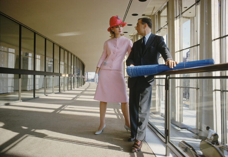 Mod Girl, Pink Suit, Lincoln Center