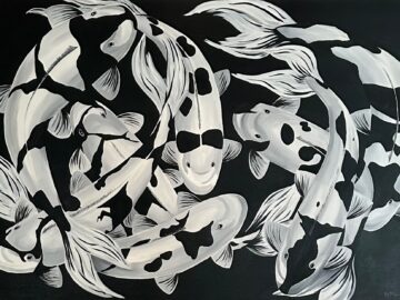 Black & White Koi
