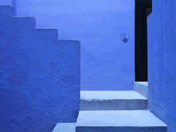 Blue Stairs, Calpe, Spain