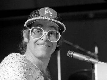 Elton John Dodger Stadium (Portrait)