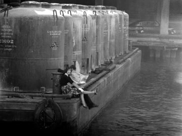 Anne St. Marie and Bob Smith, Vogue Barge