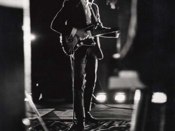 Bob Dylan, Backlit On Stage, Forest Hills Stadium