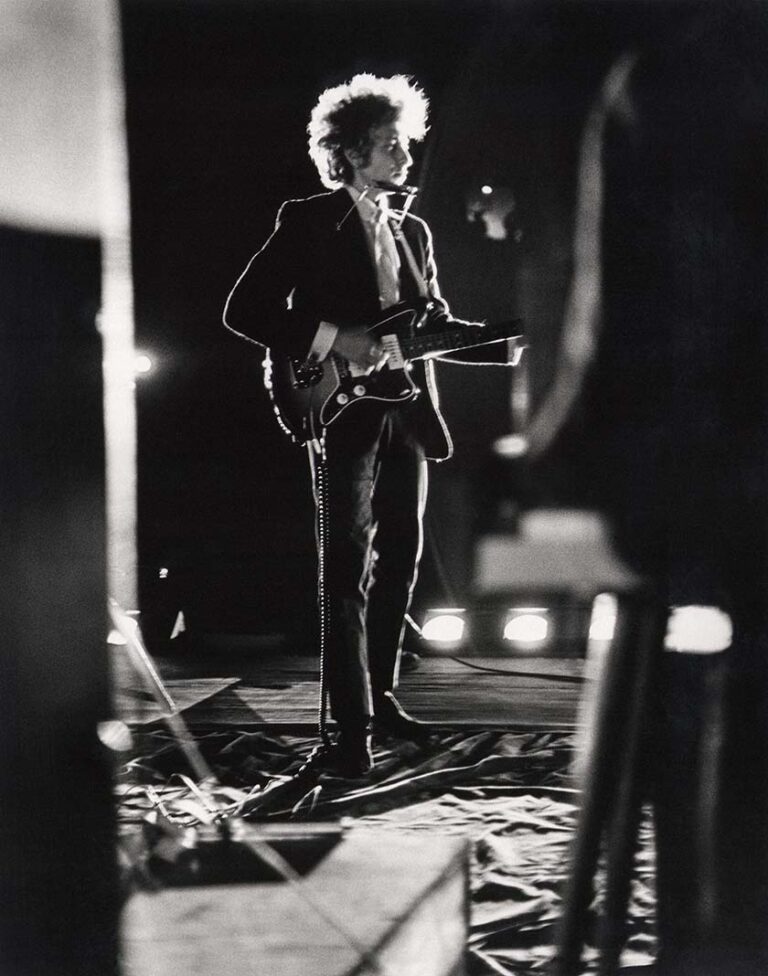 Bob Dylan, Backlit On Stage, Forest Hills Stadium