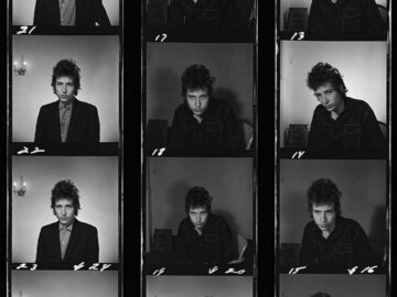 Bob Dylan, Headshot Contact Sheet