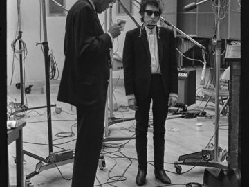 Bob Dylan & Producer Tom Wilson, "Bringing it All Back Home" Recording Session, New York