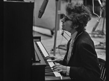 Bob Dylan, at the Piano, Recording BIABH in NYC