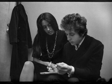 Bob Dylan & Joan Baez, Backstage at New York's Philharmonic