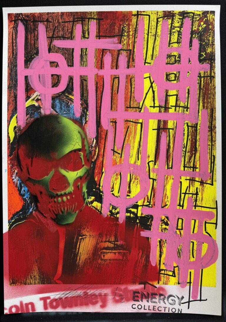 Energy Collection Screen Print (pink)