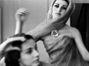 Behind the Scenes, Jean and Barbara with Veil