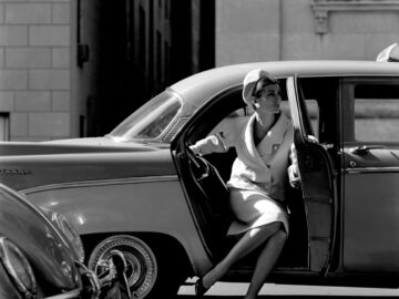 Carmen Exits Taxi