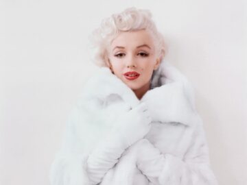 Marilyn Monroe, White Fur