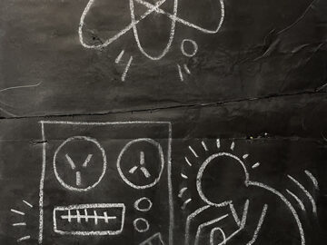 Atomic Computer Man Printed Man