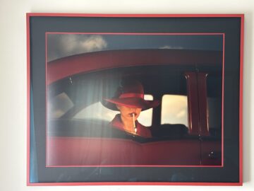 The Girl in the Red Car (Framed)