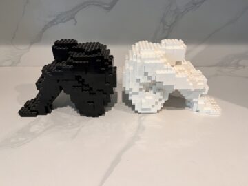 Black and White Bookends